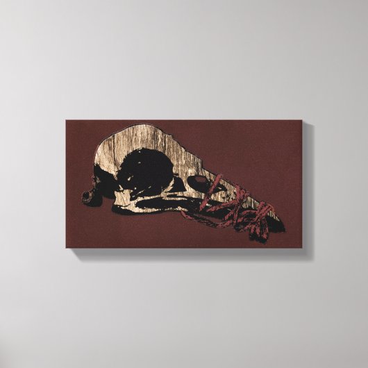 Bird Skull Leinwanddruck (Vorderseite)