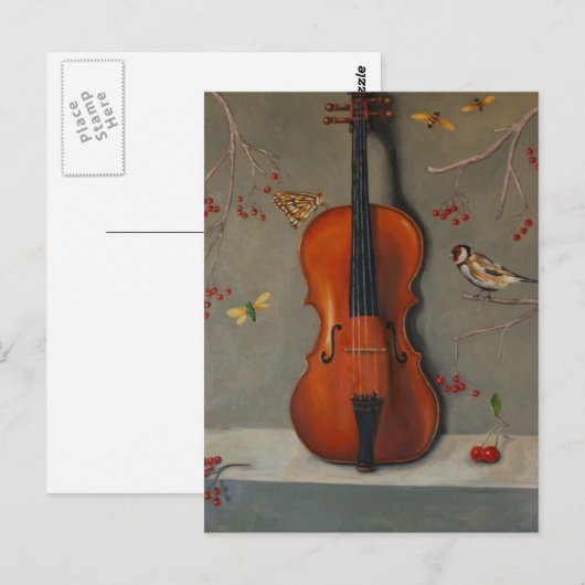 Bird Song Postkarte (Vorne/Hinten)