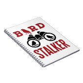 Bird Stalker Vogelbeobachtung Bird Watcher Notizblock (Rechte Seite)