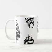Bird striped feather pattern. Seamless pattern of  Kaffeetasse (Links)