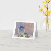 Bird Sympathy Card Karte (Gelbe Blume)