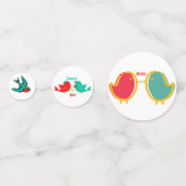 Bird Table Confetti Konfetti (Vorderseiten)