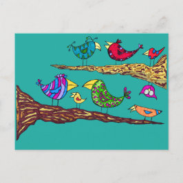 Bird Talk Postcard Postkarte