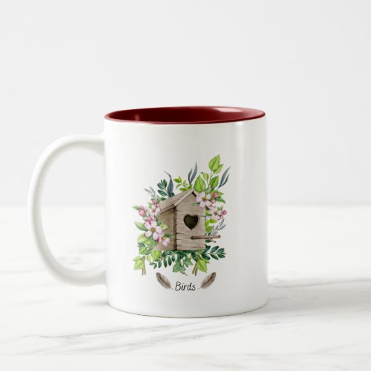 Bird Tasse Lila Finch (Links)