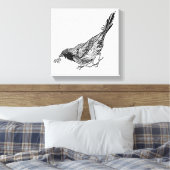 Bird Tattoo 6 Leinwanddruck (Insitu (Schlafzimmer))