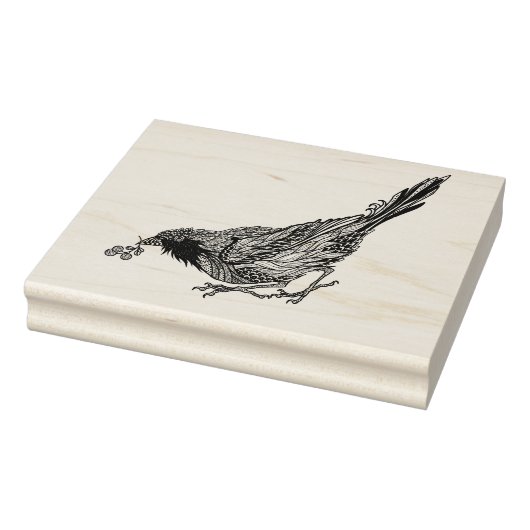 Bird Tattoo Gummistempel (Stempel)