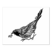 Bird Tattoo Gummistempel (Prägung)