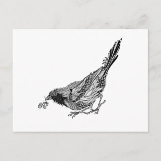 Bird Tattoo Postkarte