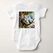 "Bird-Themed Baby-Anzüge für einen gemütlichen, vo Baby Strampler (Rückseite)