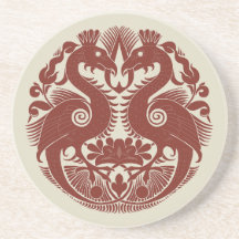 Bird-Things Sandstone-Untersetzer