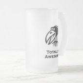 Bird total Phantastisch Mattglas Bierglas (VorderseiteRechts)