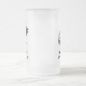 Bird total Phantastisch Mattglas Bierglas (Mittel)