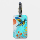 Bird Tree Sun Gepäckanhänger (Rückseite vertikal)