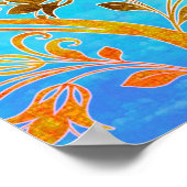 Bird Tree Sun Poster (Ecke)