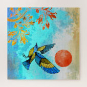 Bird Tree Sun Puzzle (Horizontal)