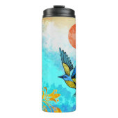 Bird Tree Sun Thermosbecher (Vorderseite)