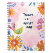 Bird und Blume Notebook Journal Notizblock (Vorderseite)