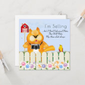 Bird und Cat Fotograf Real Anwesen Neue Zuhause Karte (Vorderseite/Rückseite Beispiel)