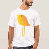 Bird Vector Yellow T-Shirt (Vorderseite)