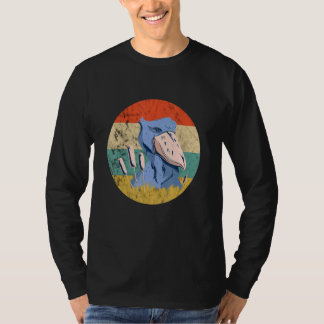 Bird  Vintage Retro African Stork Bird Shoebill Bi T-Shirt