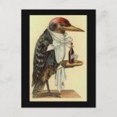 Bird Waiter Postkarte (Vorderseite)