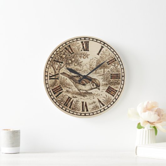  Bird Wall Clock  Große Wanduhr (Zuhause)