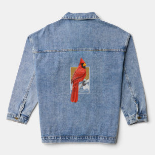 Bird Watcher Bird Kardinal Watcher Bird Watching N Jeansjacke