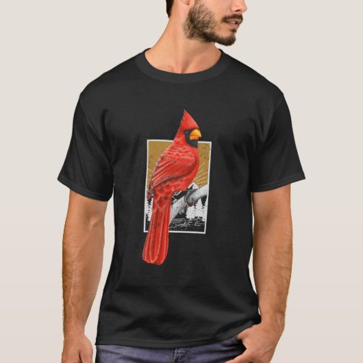 Bird Watcher Bird Kardinal Watcher Bird Watching N T-Shirt (Vorderseite)