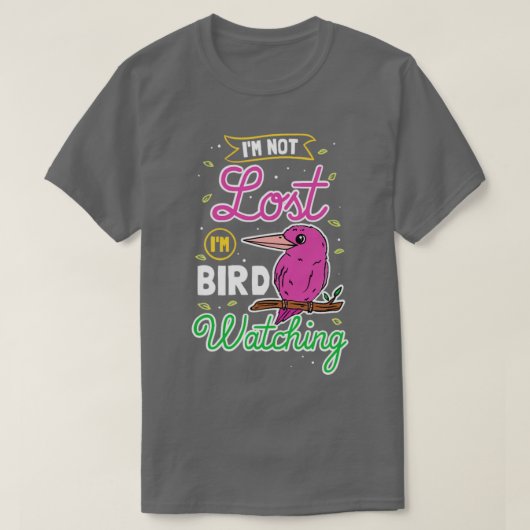 Bird Watcher Bird Watching Bird Lover Gift T-Shirt (Design vorne)