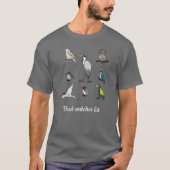 Bird watcher list T-Shirt (Vorderseite)