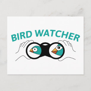 Bird Watcher Postkarte