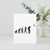 Bird Watcher Postkarte (Stehend Vorderseite)