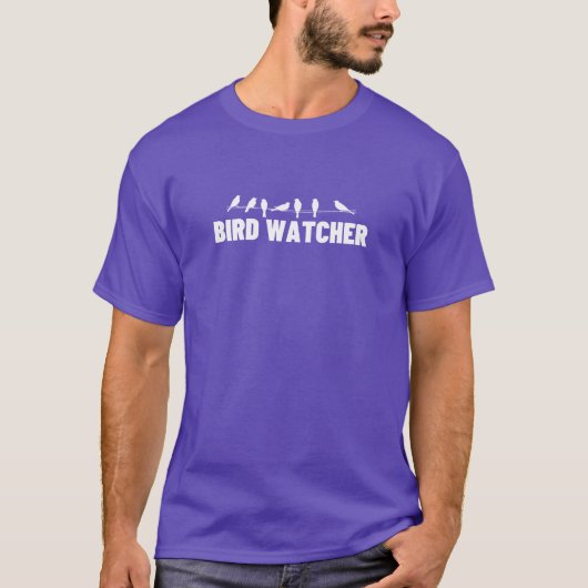 Bird Watcher Retro Funny Bird Watboy T-Shirt (Vorderseite)