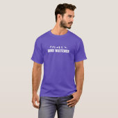 Bird Watcher Retro Funny Bird Watboy T-Shirt (Vorne ganz)