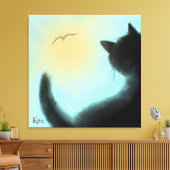 Bird Watcher Stretched Leinwand (Insitu (Wohnzimmer))