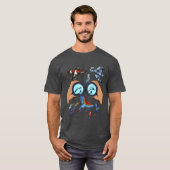 Bird Watching Binocular Design für einen Bird-Nerd T-Shirt (Vorne ganz)