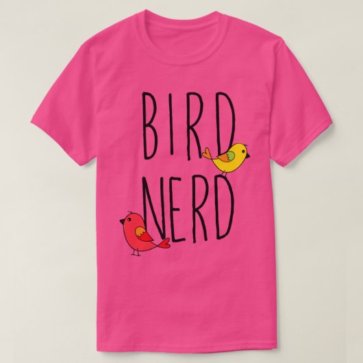 Bird Watching Bird Nerd Hexer T-Shirt (Design vorne)
