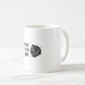 Bird Watching Crowing Gone Funny Bird Watcher Kaffeetasse (VorderseiteRechts)