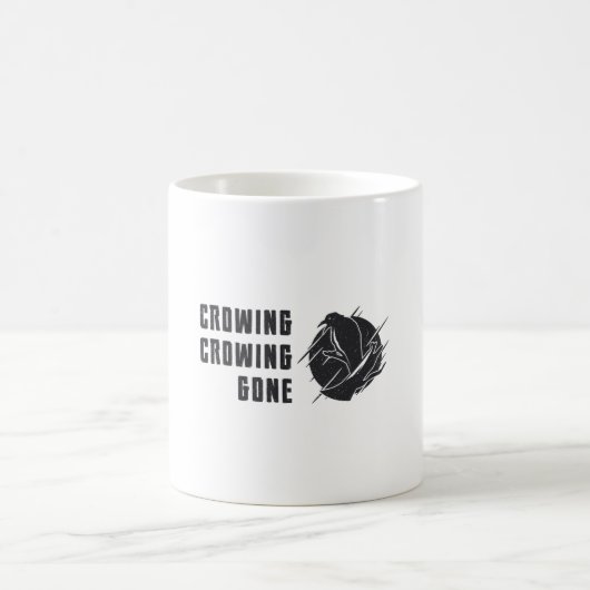 Bird Watching Crowing Gone Funny Bird Watcher Kaffeetasse (Mittel)