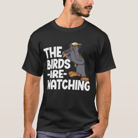 Bird Watching Niedlich Bird Lover Freundin T-Shirt (Vorderseite)