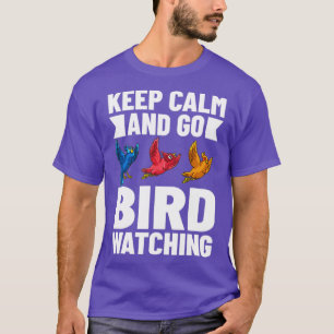 Bird Watching Vogelbeobachtung Binocular Camera An T-Shirt
