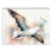 Bird Watercolor Art Calendar Kalender (Titelbild)