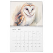 Bird Watercolor Art Calendar Kalender (Jan 2027)