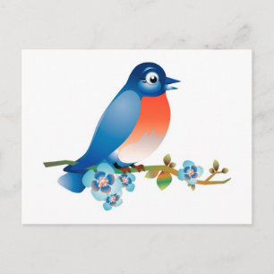 Bird Wedding Theme Save the Date Wedding Card Ankündigungspostkarte