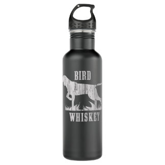 Bird Whiskey Dog Edelstahlflasche