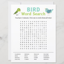 Bird Word Search Game