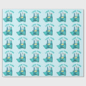 Bird Yoga Posing Geschenkpapier (Flach)