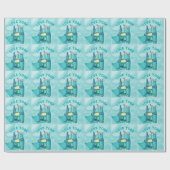 Bird Yoga Posing Geschenkpapier (Flach)