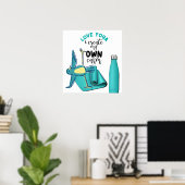 Bird Yoga Quotes Poster (Heimbüro)