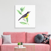 Bird | Zazzle_Growshop. Leinwanddruck (Insitu (Wohnzimmer))